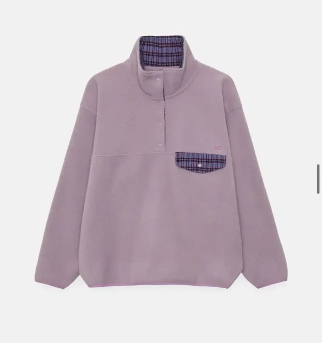 (새상품) 엔조블루스 레트로 스냅 플리스 아노락 상품이미지1