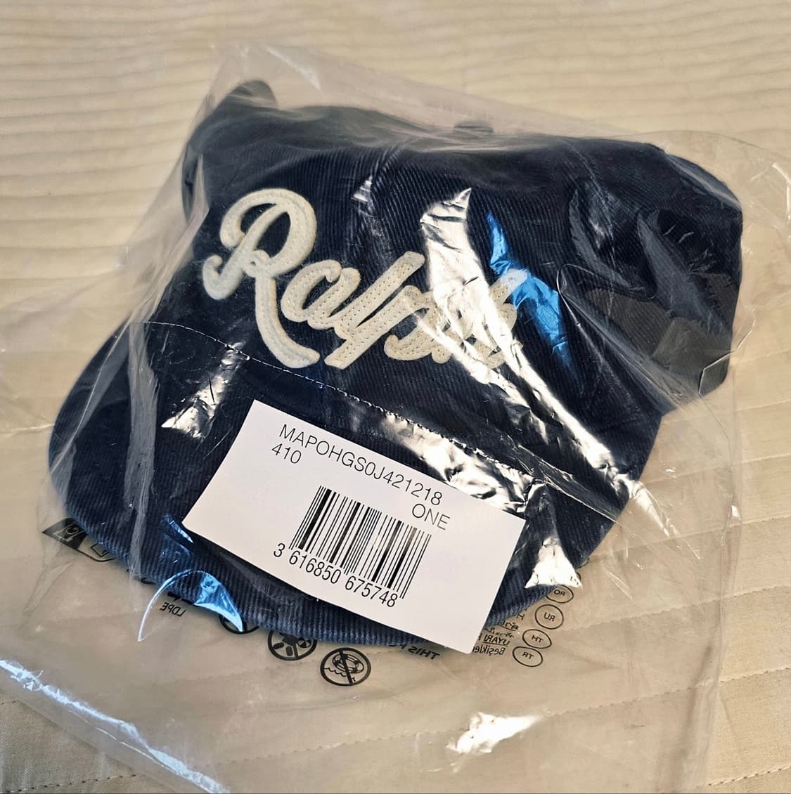 미개봉 새제품) 폴로 랄프로렌 아플리케 트윌 볼캡 네이비 남자 여자 모자 상품이미지1