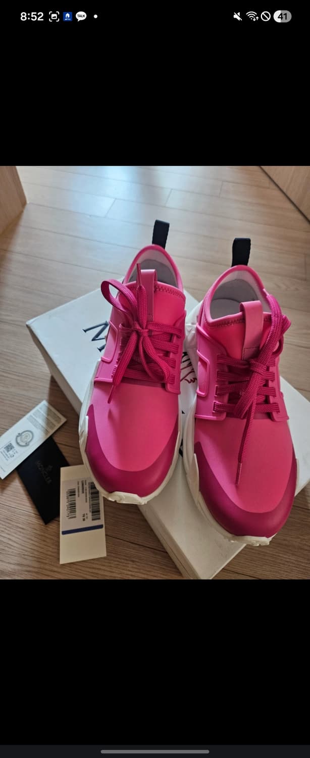 몽클레어 루나로브 핑크 스니커즈 38 상품이미지4