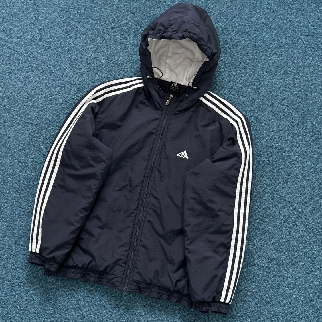 아디다스 올드스쿨 네이비 후드점퍼 100 상품이미지2