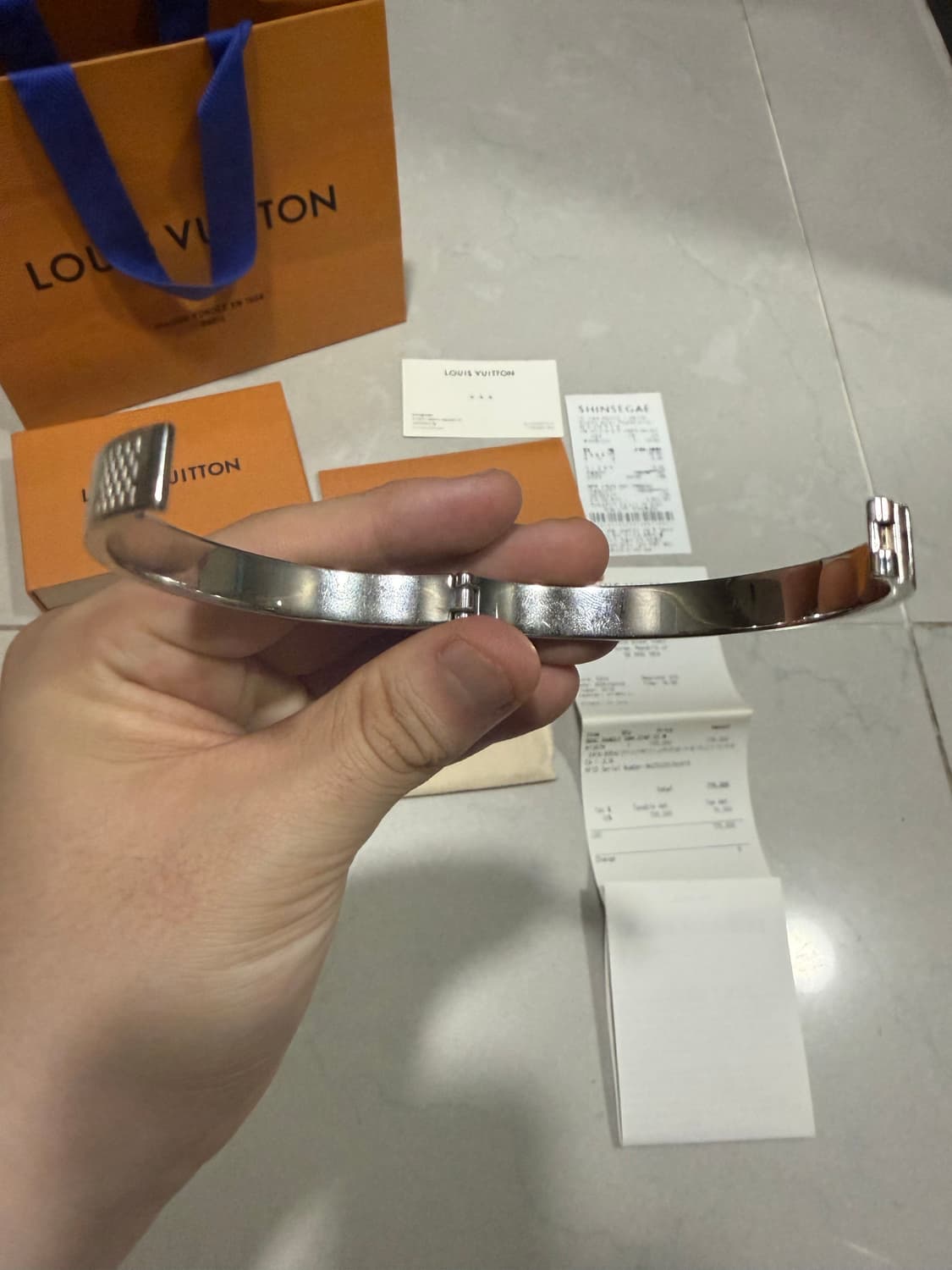 [당일출고,풀박스] 루이비통 다미에 뱅글 팔찌 상품이미지6