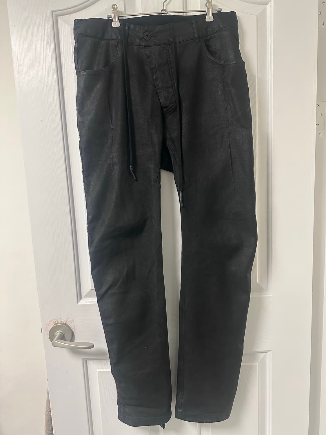 Boris bidjan saberi p1c black waxed pant 상품이미지1