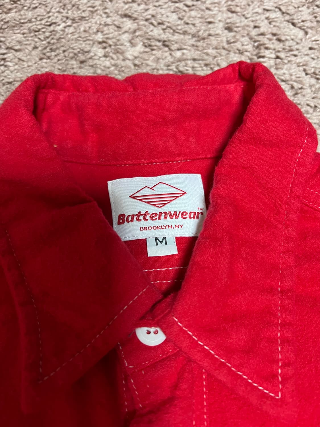 바튼웨어 헤비코튼 셔츠(새상품) 상품이미지2