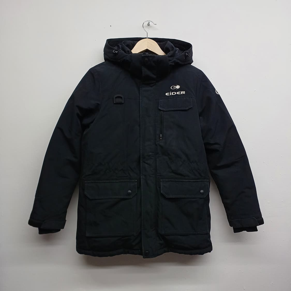 아이더 구스다운 패딩 블랙 S 상품이미지1