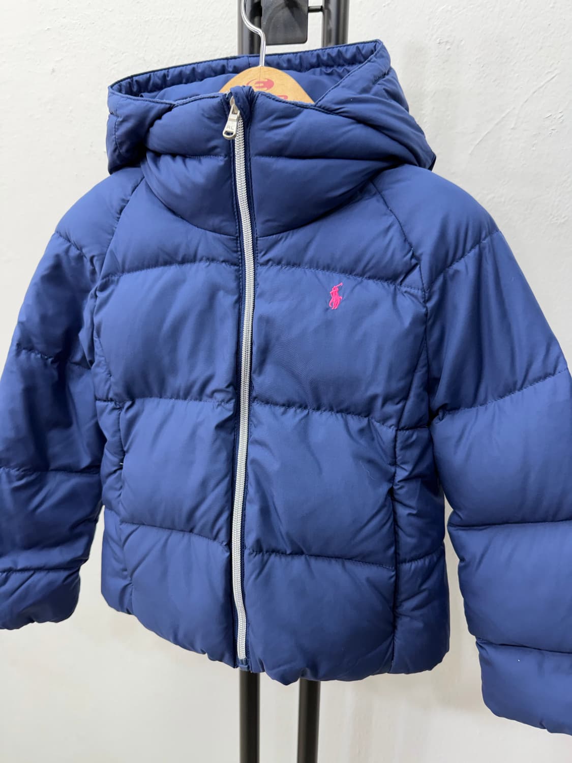 정품) 폴로랄프로렌 키즈 네이비 패딩 6y 상품이미지3