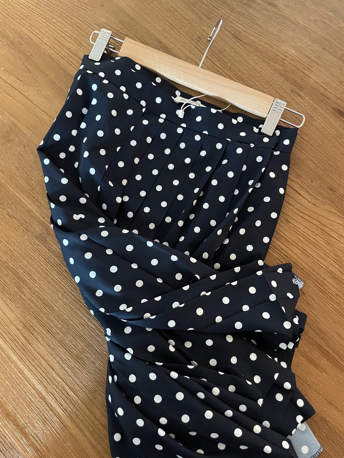 ponytail Dot skirt (Navy & White) 상품이미지5
