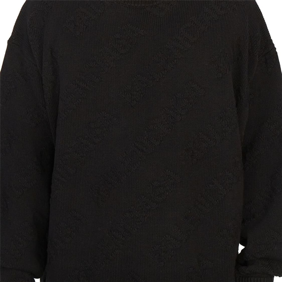 발렌시아가 / 올오버 로고 스웨터 블랙 / M 상품이미지1