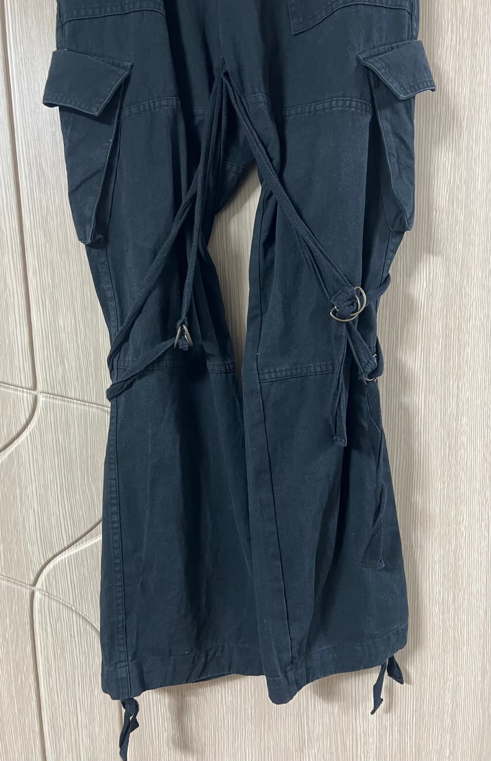 쓰리타임즈 아마존 카고 팬츠 블랙 M 상품이미지3