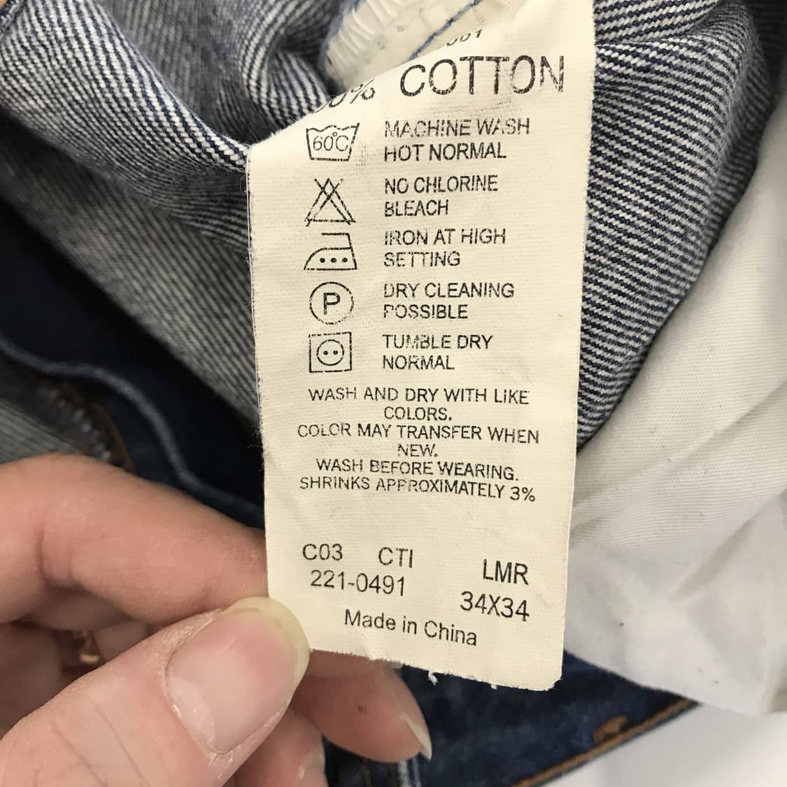 리바이스 00s OT221 오렌지탭 청바지 [34인치] 상품이미지5