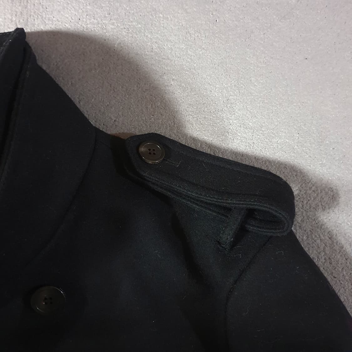 14FW 우영미 울 피코트 52 110 블랙 상품이미지4