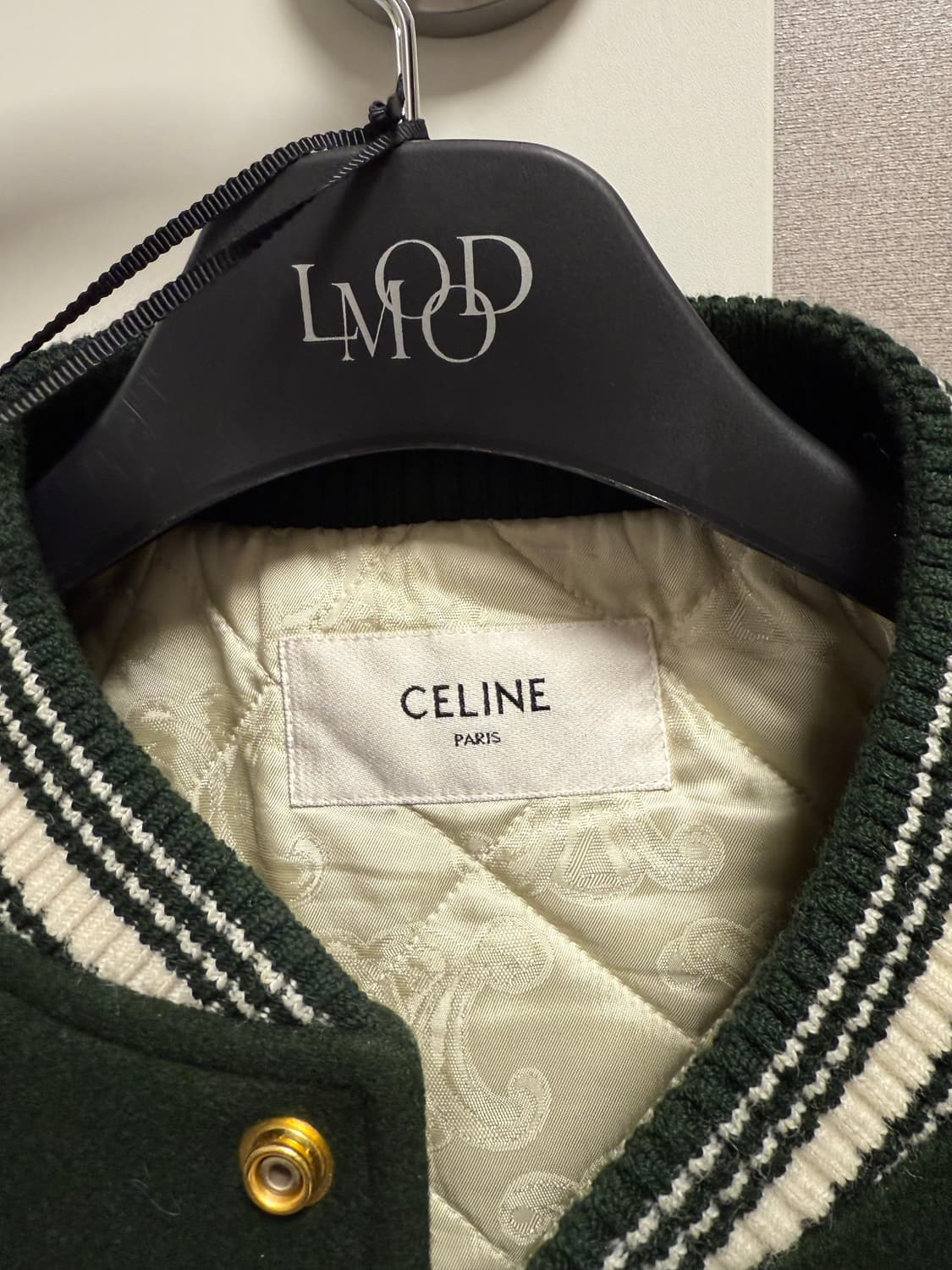 셀린느 25fw 트리옹프 바시티 테디자켓 상품이미지3