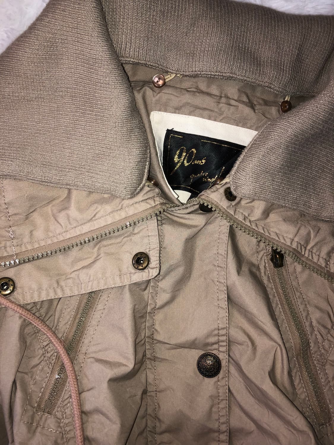 brown y2k outer  상품이미지3