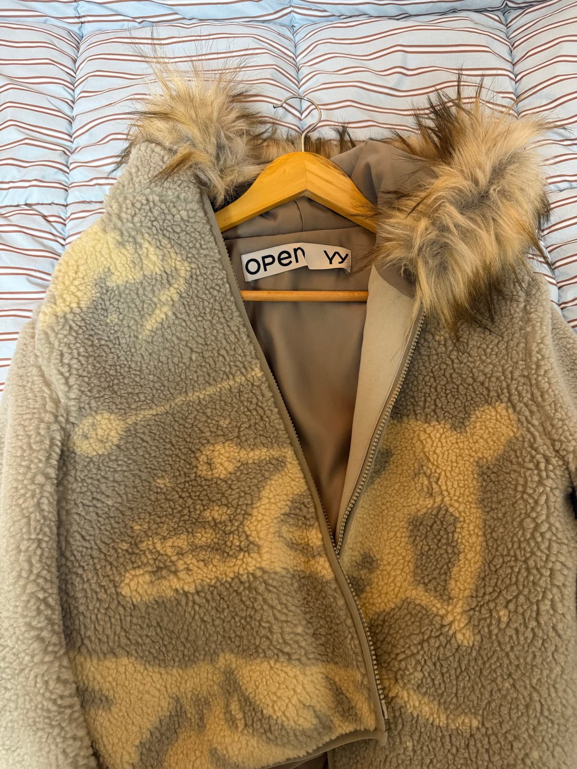 OPEN YY 오픈와이와이 스키 플리스 후드 자켓 민트 사이즈 1 상품이미지3