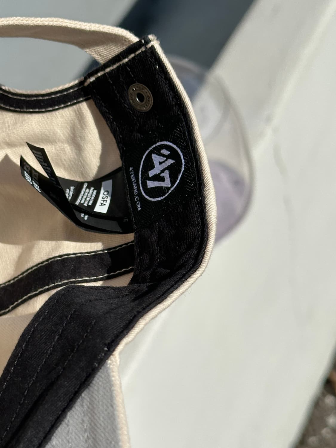 [F] 47브랜드 다저스 로고 아이보리 볼캡 모자 상품이미지7