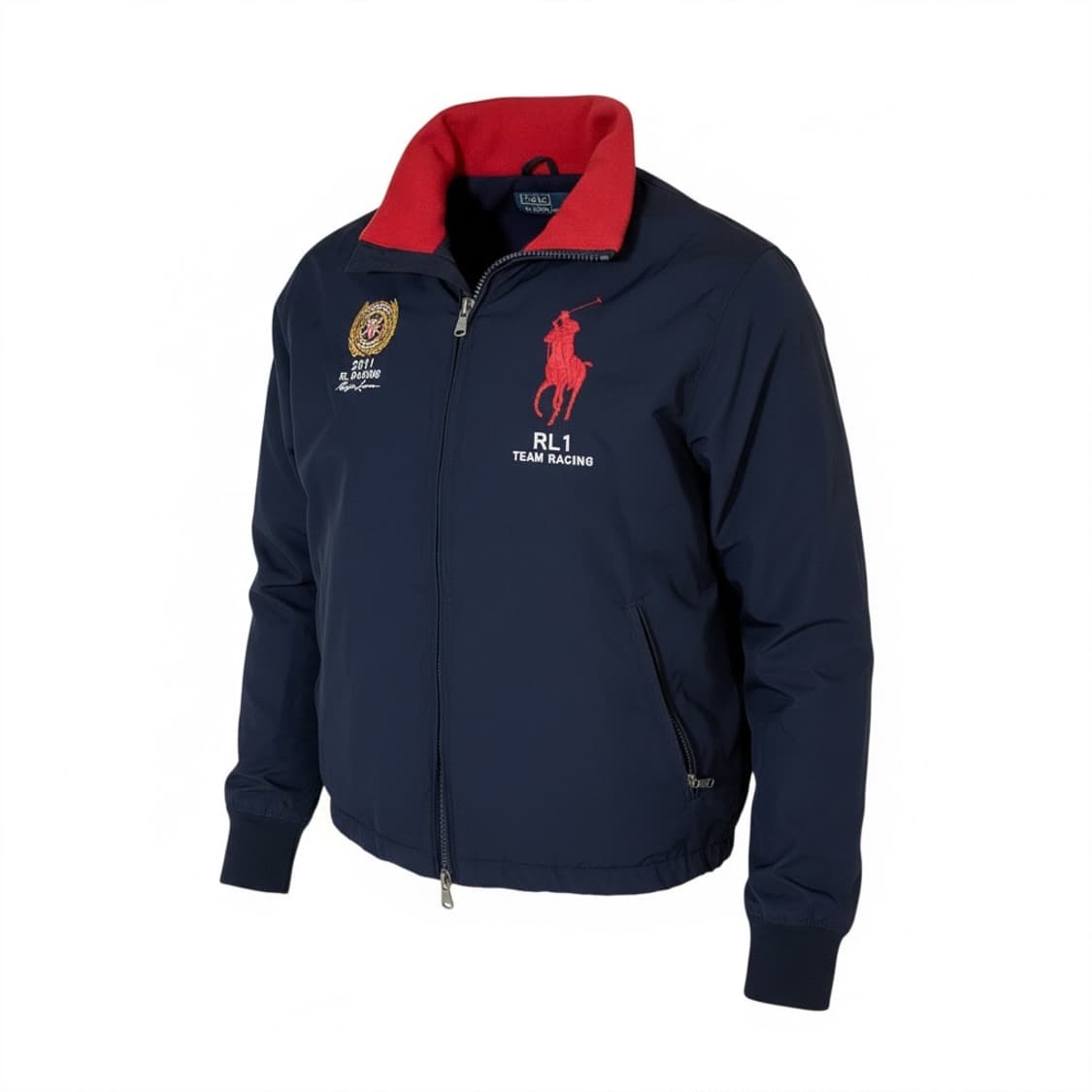 희귀) 폴로 빅포니 레이싱 블루종 점퍼 L 상품이미지1