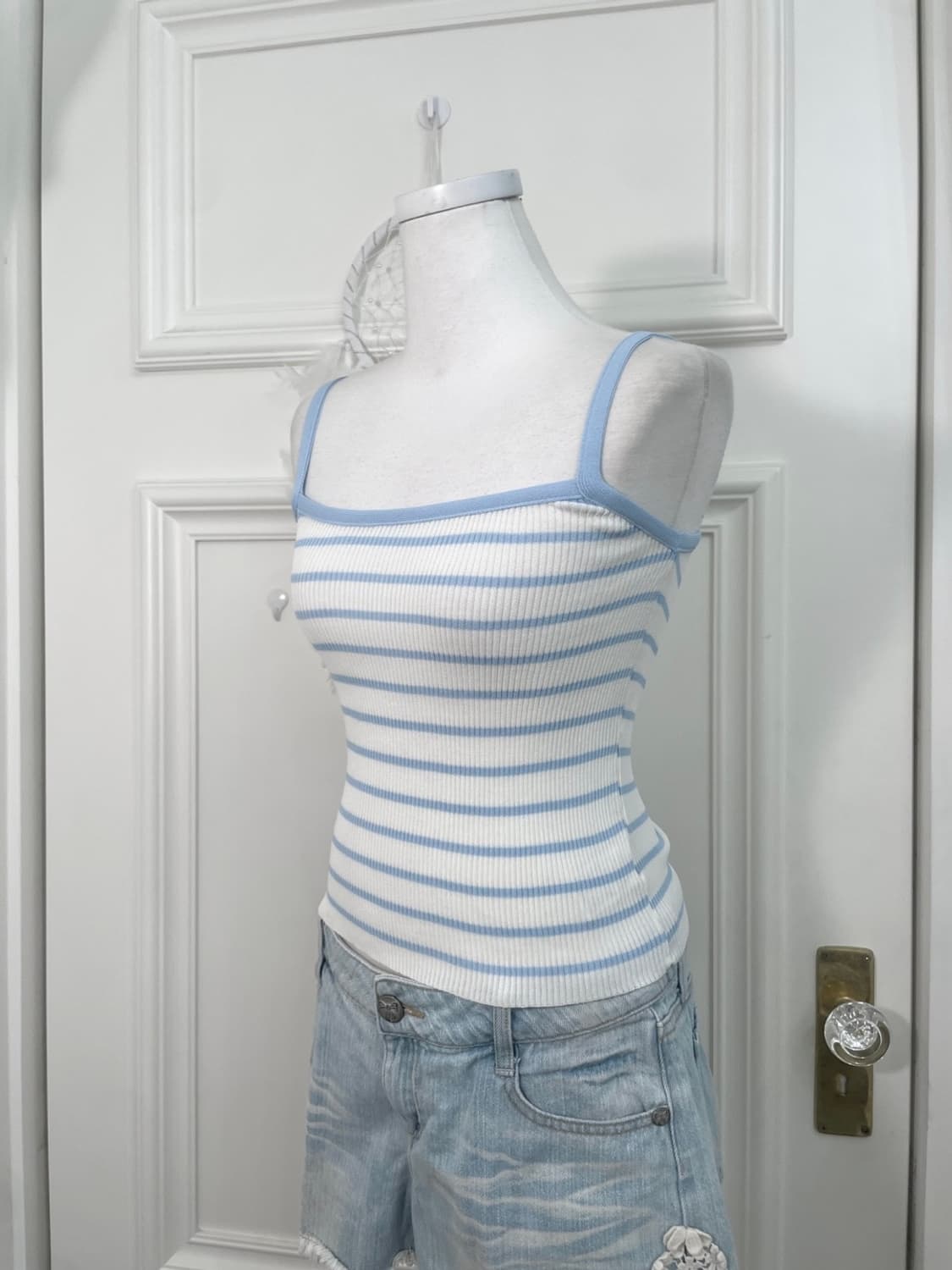 sky blue summer cardigan&stripe summer s 상품이미지8