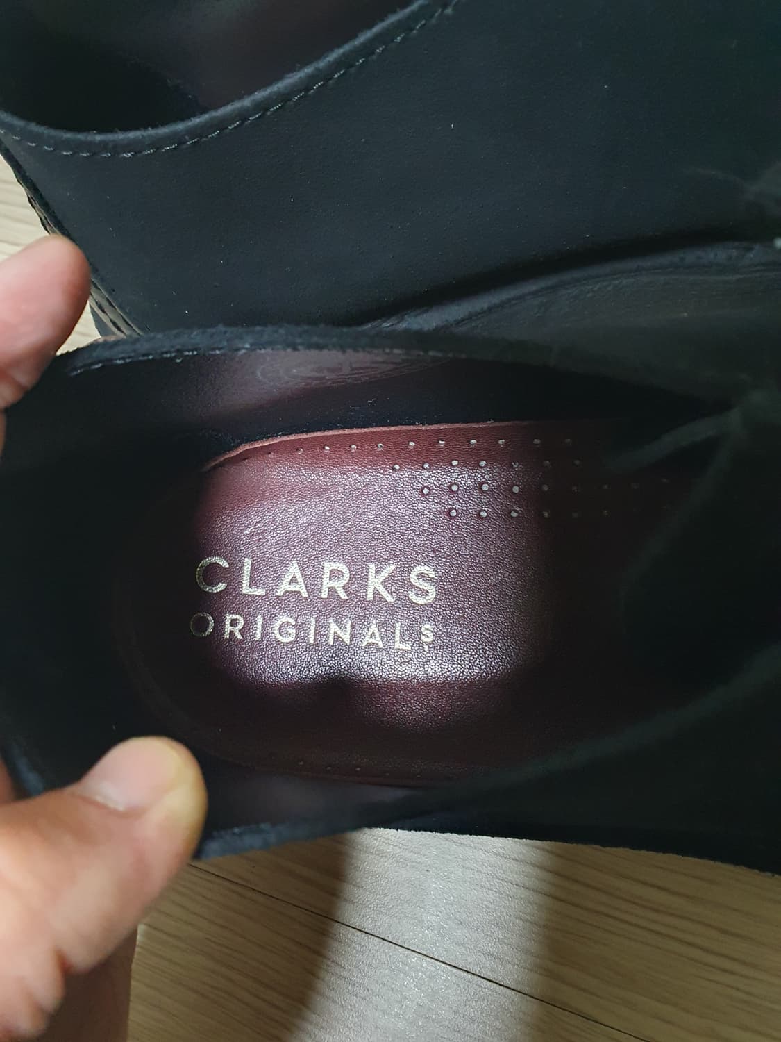 클락스 데저트 트랙 부츠 블랙 스웨이드265 상품이미지8