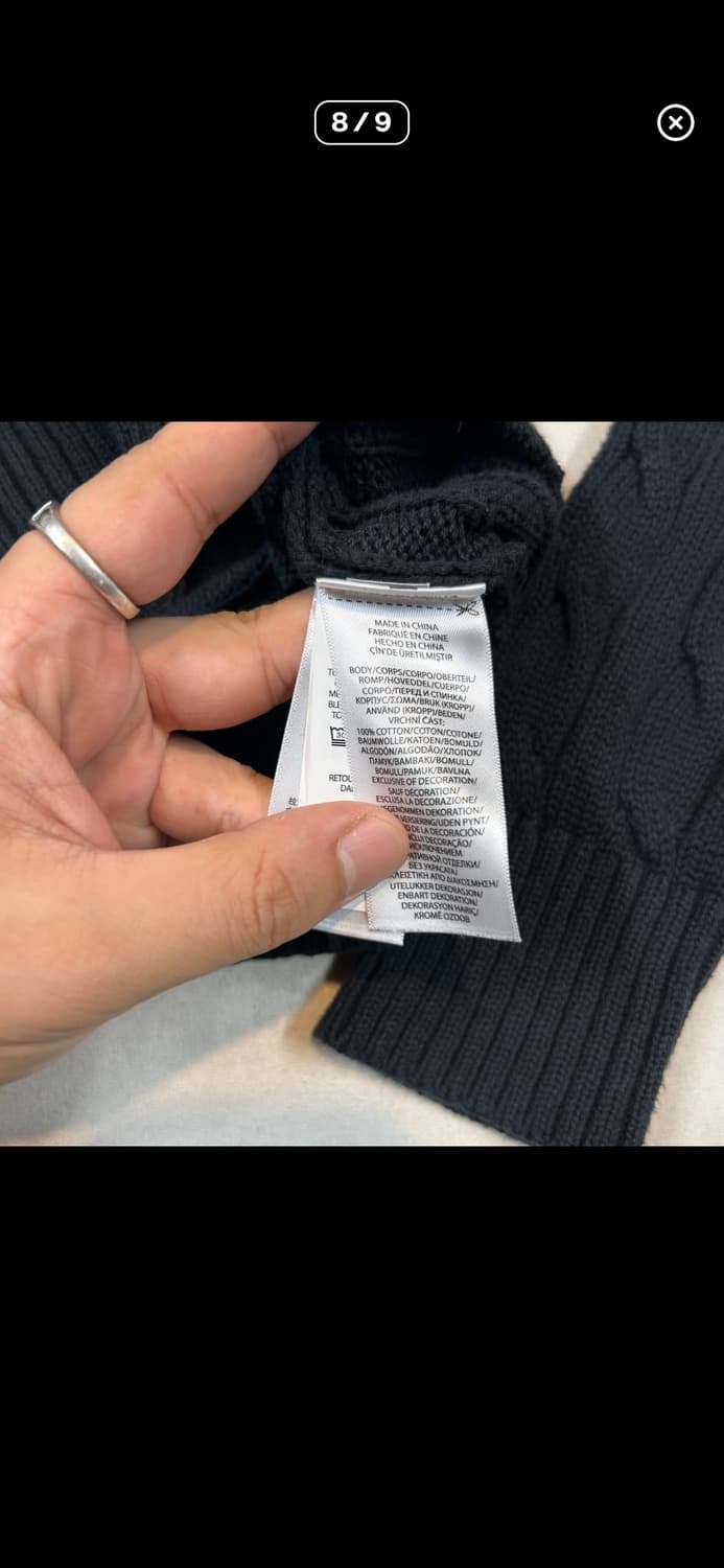 폴로 랄프 로렌 케이블 니트 S 상품이미지8