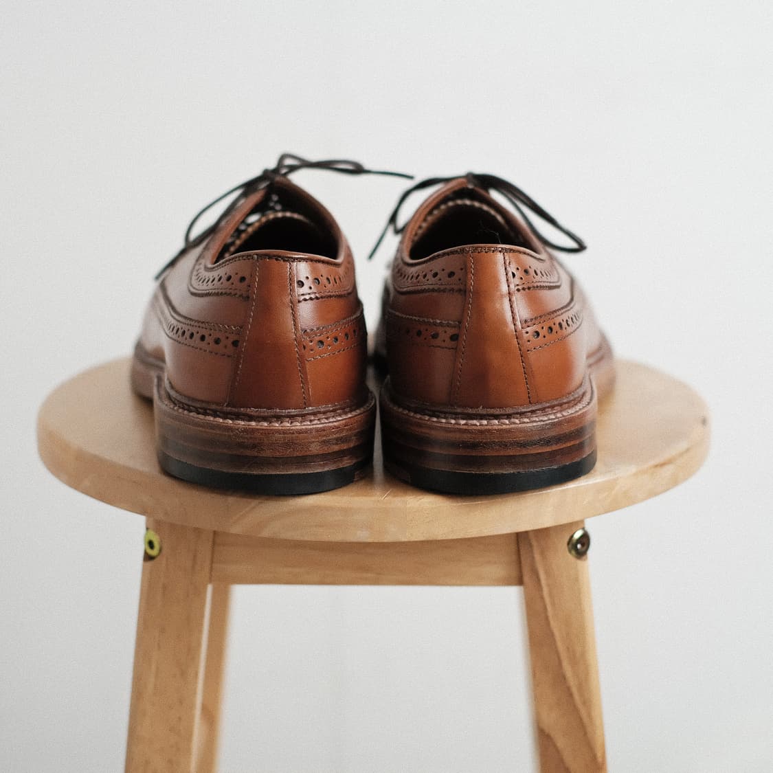 알든 97641 9D(270-275)사이즈 꼬냑 카프 윙팁 더비 상품이미지4