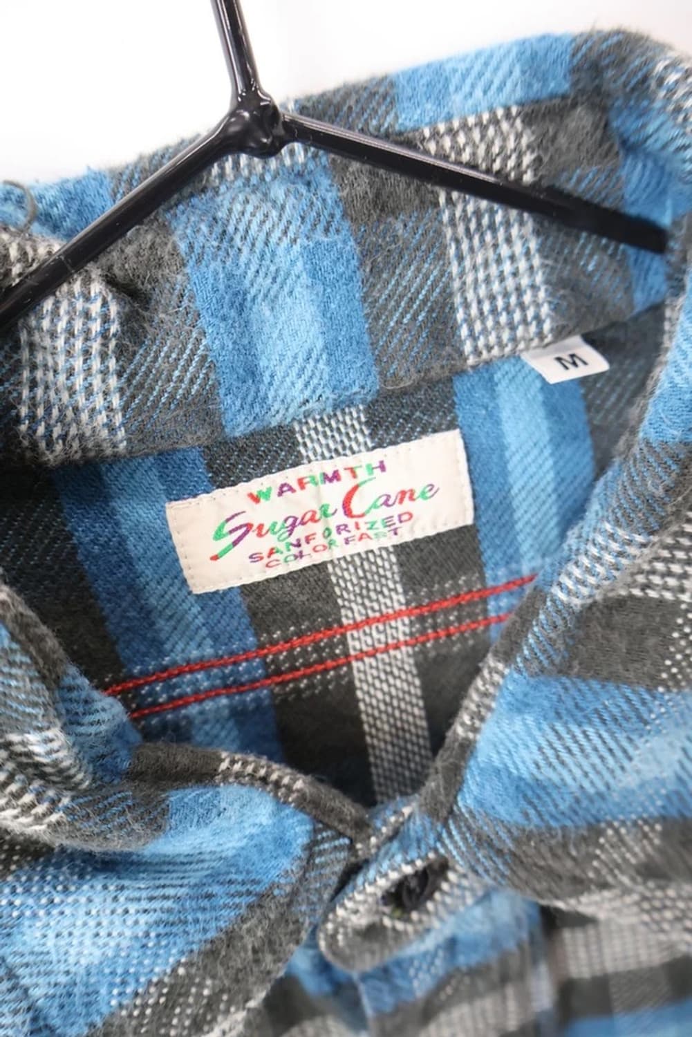 Sugar Cane Blue Check Flannel Shirt 상품이미지5