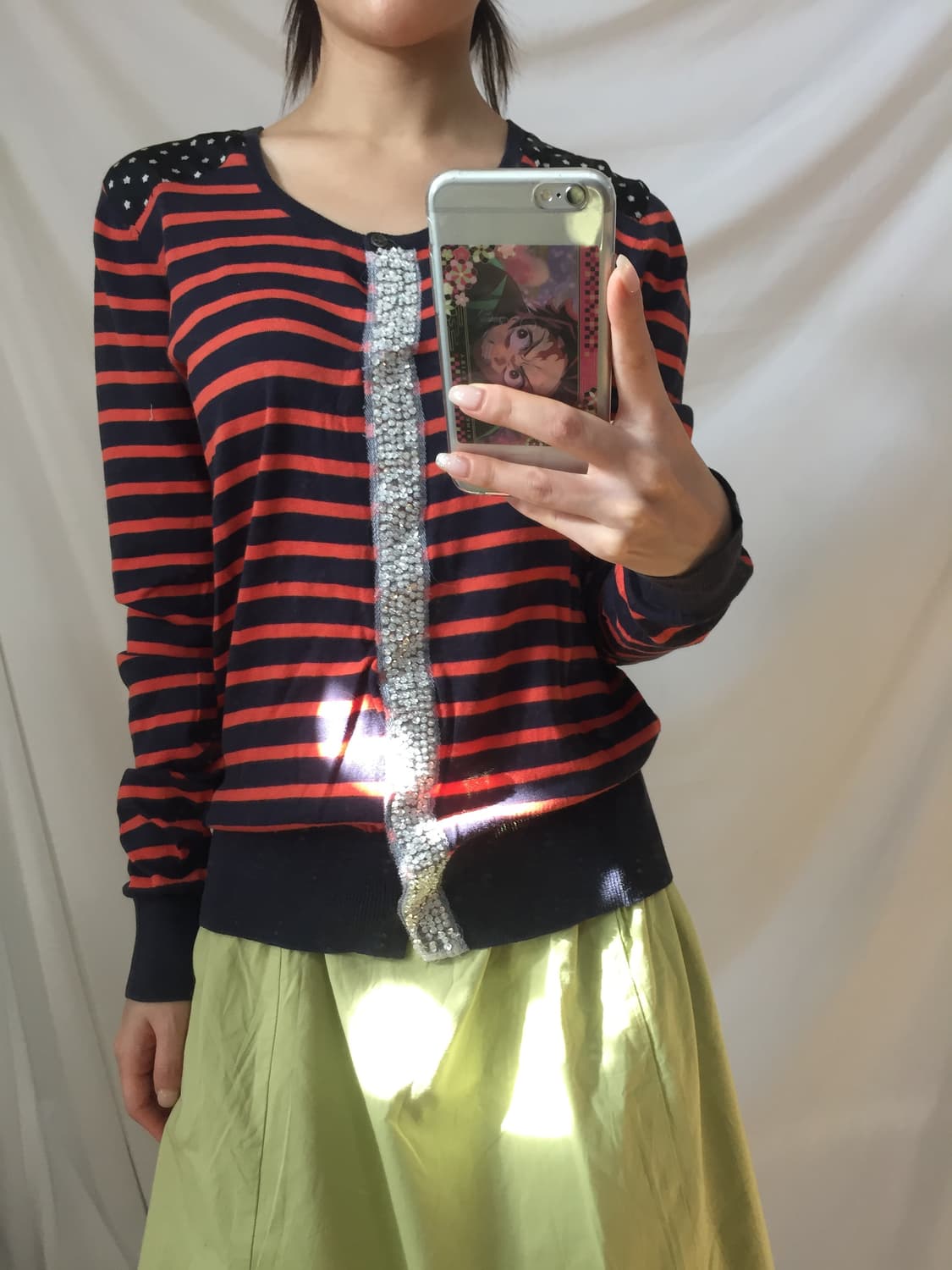 별 스트라이프 가디건 상품이미지5