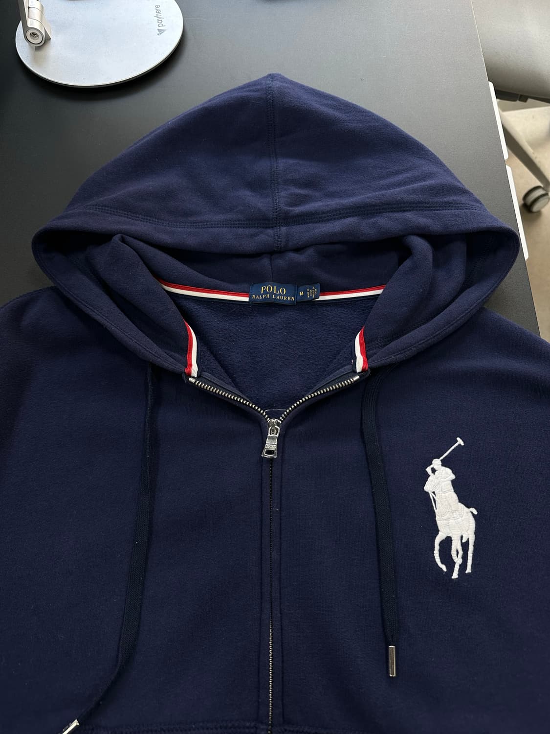 폴로 랄프로렌 USA 빅포니 후드집업 네이비블루 상품이미지9