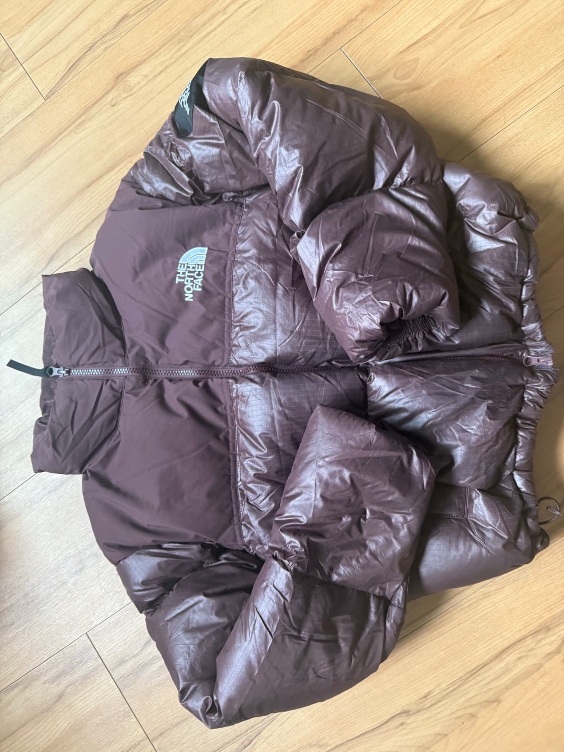 노스페이스 눕시 패딩 M 코코아 브라운 상품이미지2