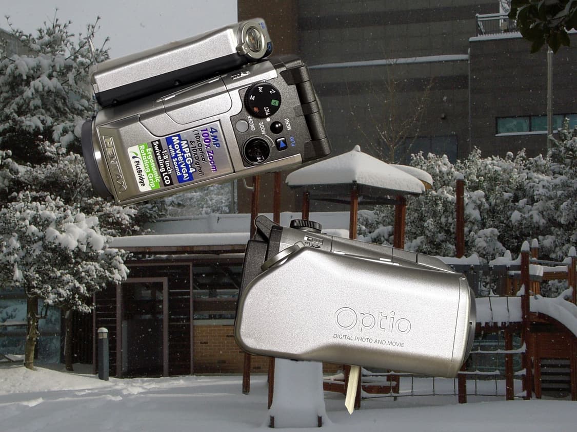 작례/풀박) Pentax optio mx4 펜탁스 빈티지 캠코더 디카 상품이미지1