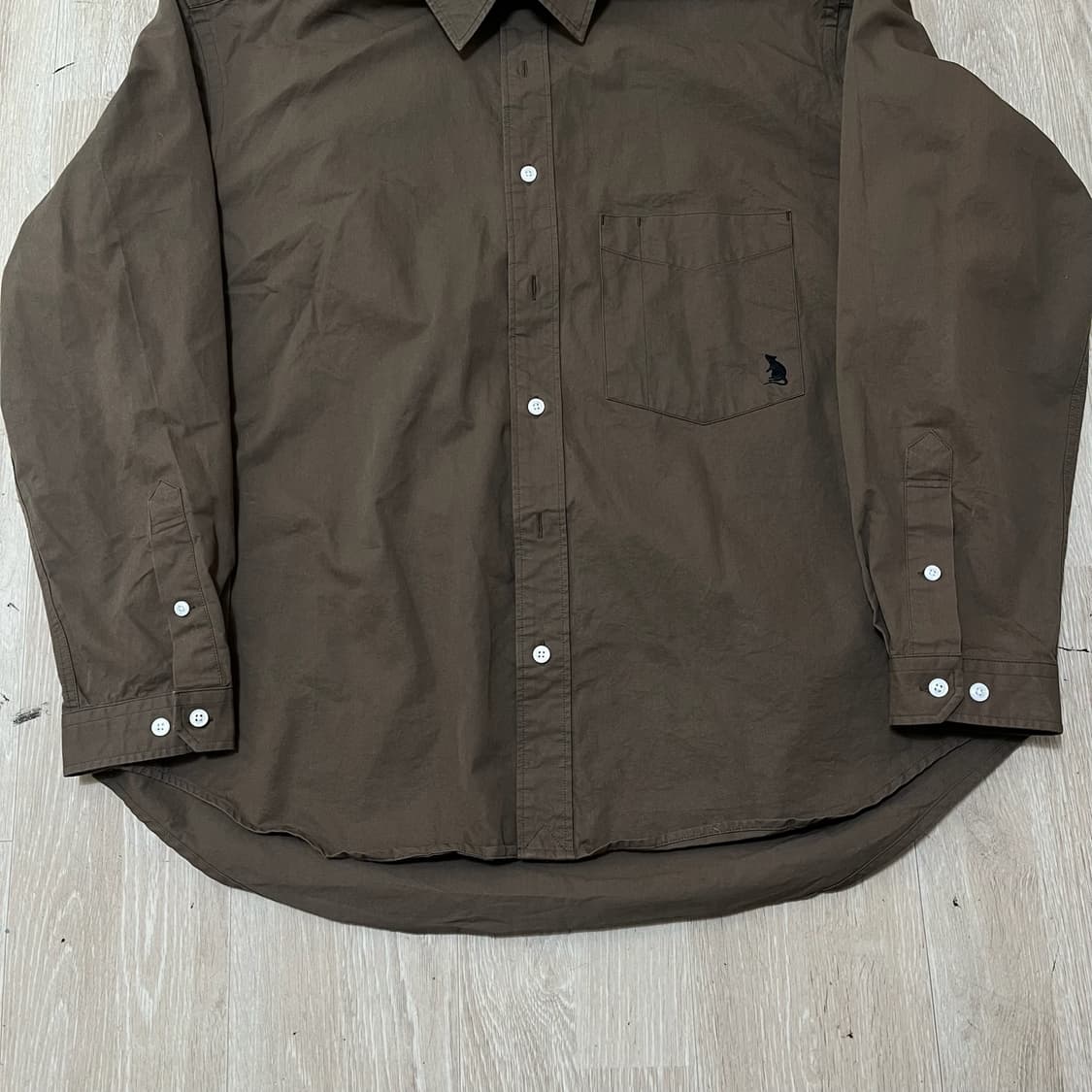 에스피오나지 남성 옥스포드 오버 셔츠 M/95  상품이미지4