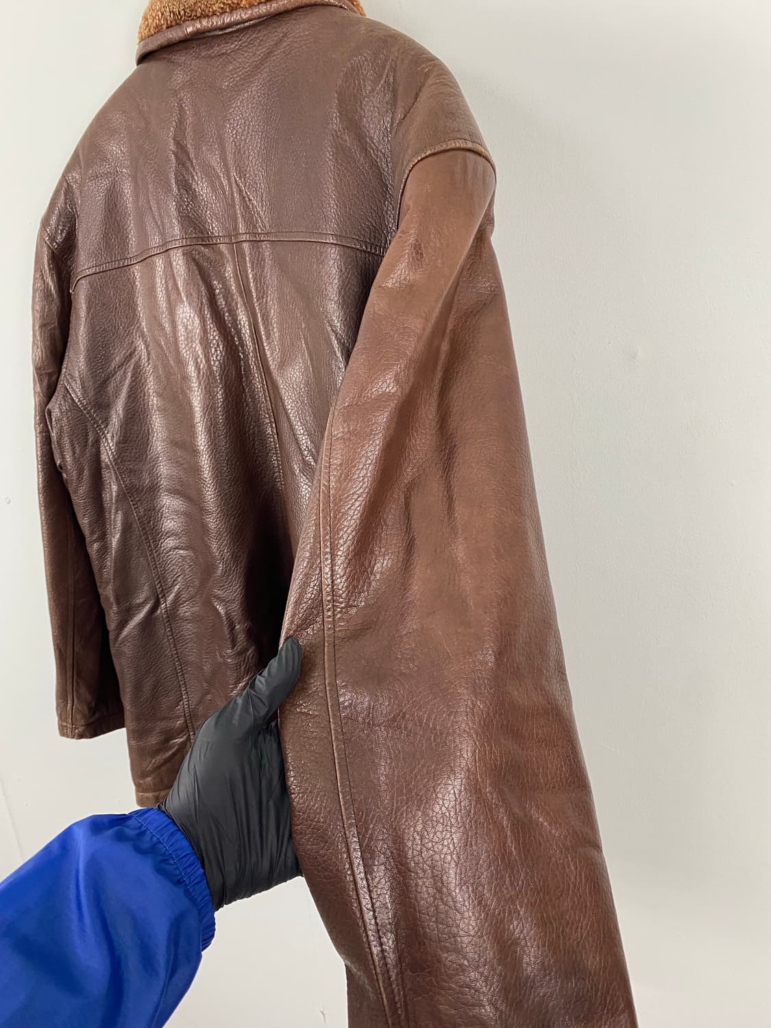 입생로랑 YSL 양가죽 무스탕 가죽자켓 M 상품이미지7