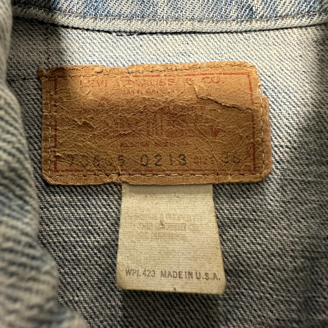LEVI'S 70505 0213 usa made denim jacket 상품이미지4