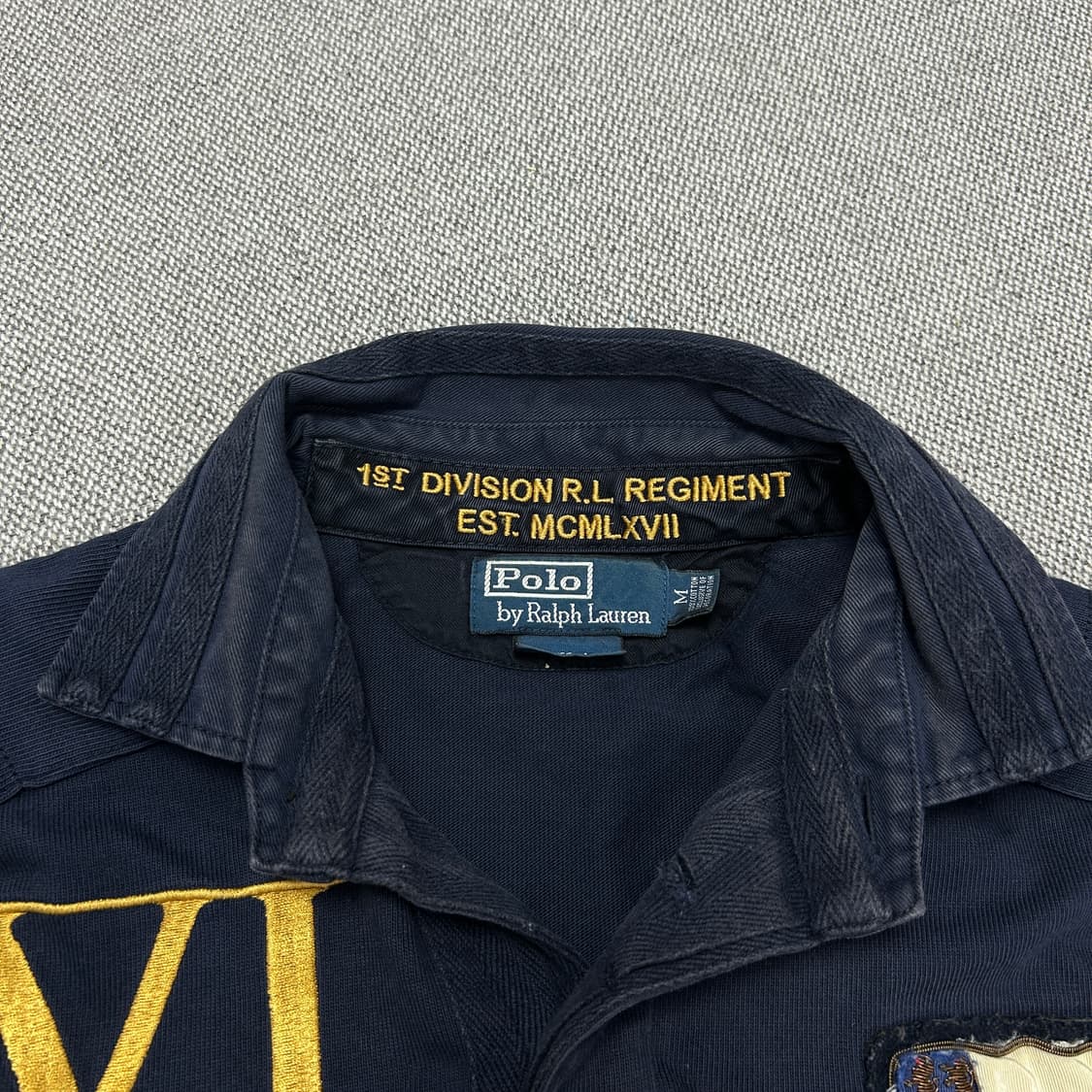 폴로 빈티지 크레스토 럭비셔츠(M) 상품이미지2