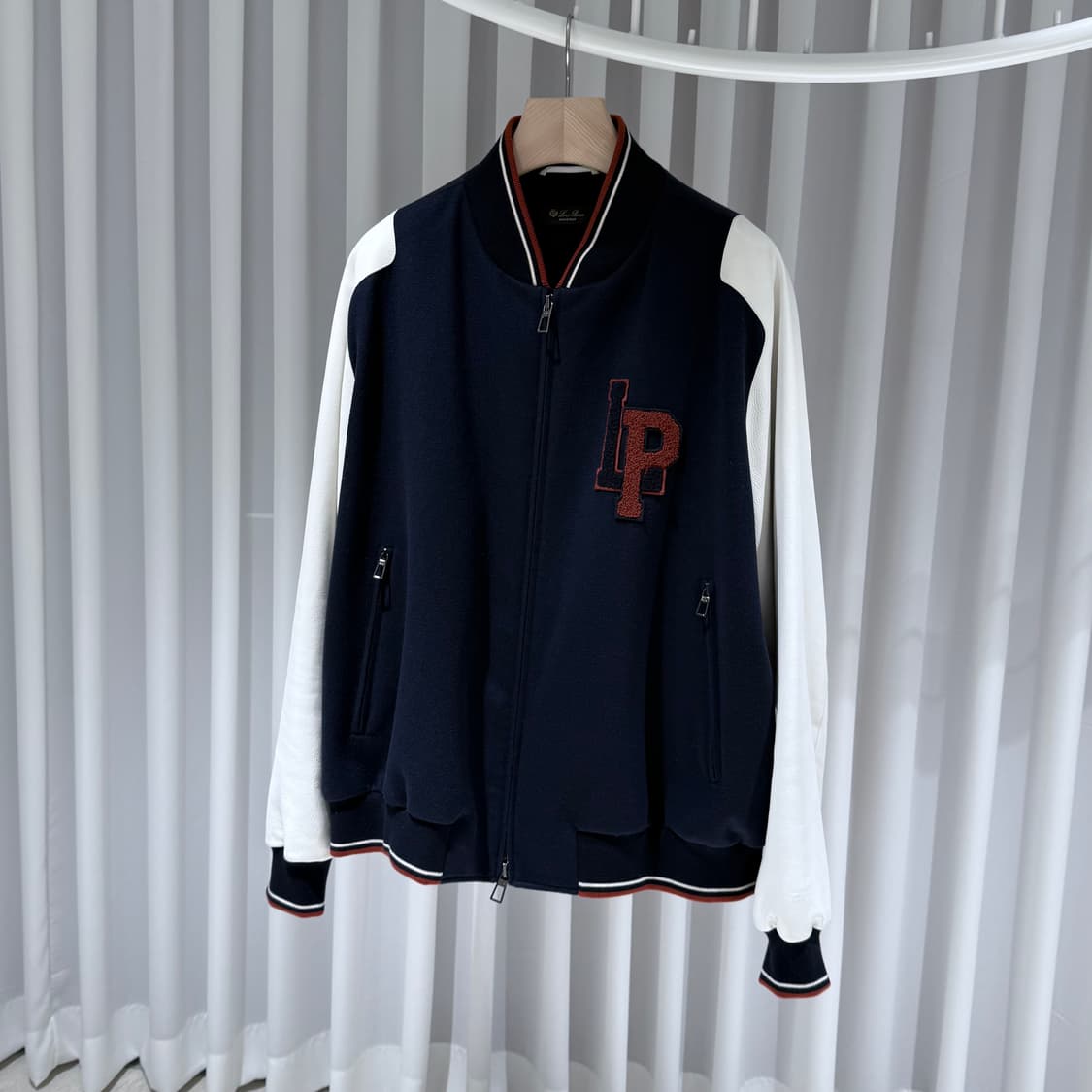 2XL / 로로피아나 LP 레더 바시티 자켓 상품이미지2