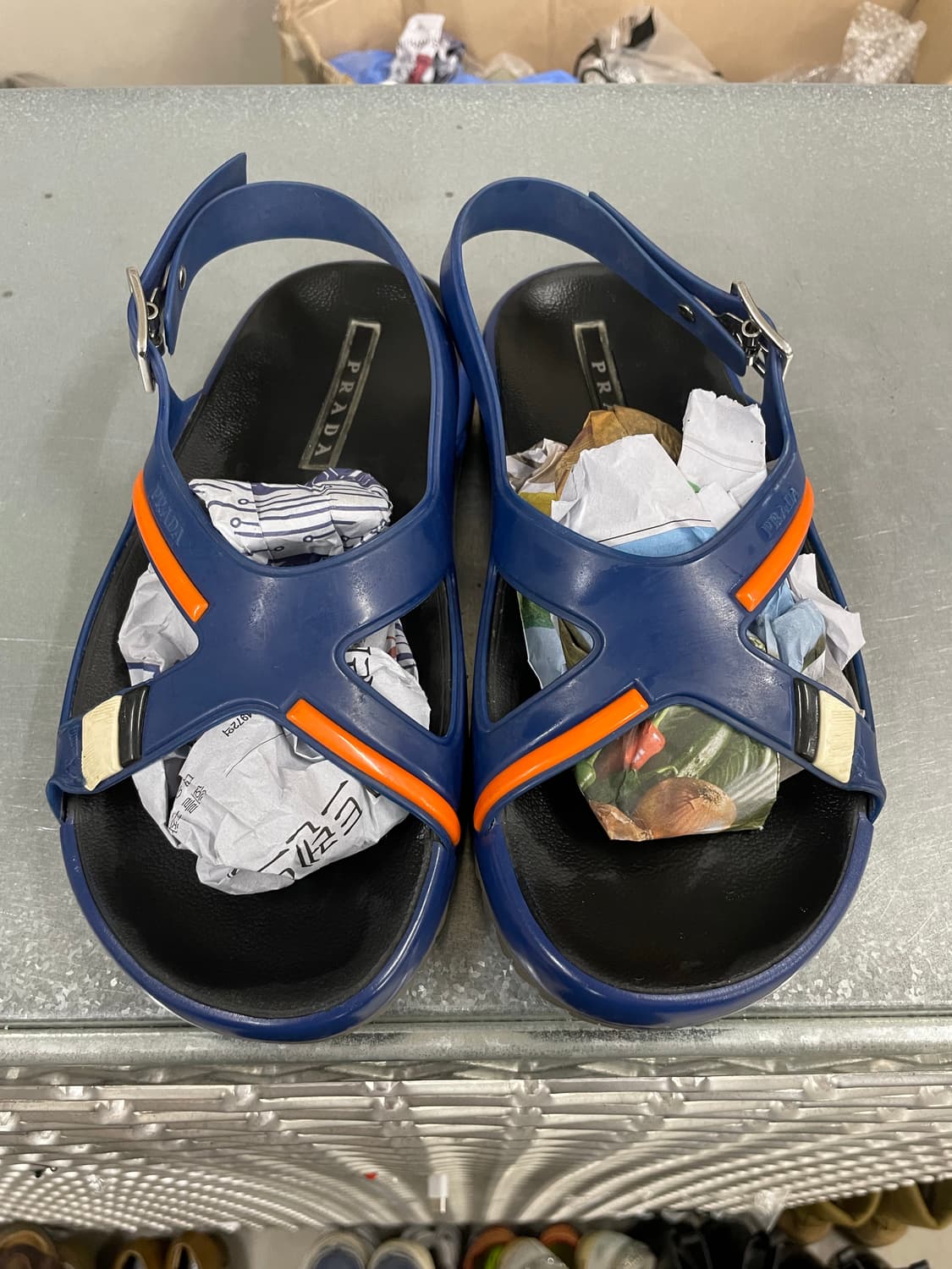 프라다 샌들 블루 5 (gr-4244) 상품이미지5