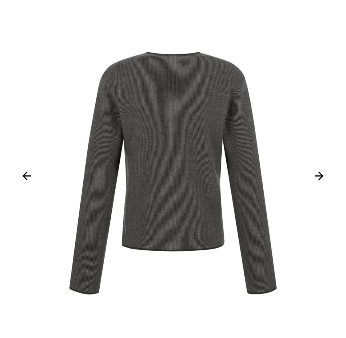 아모멘토 스프라이트 버튼 업 가디건 상품이미지2