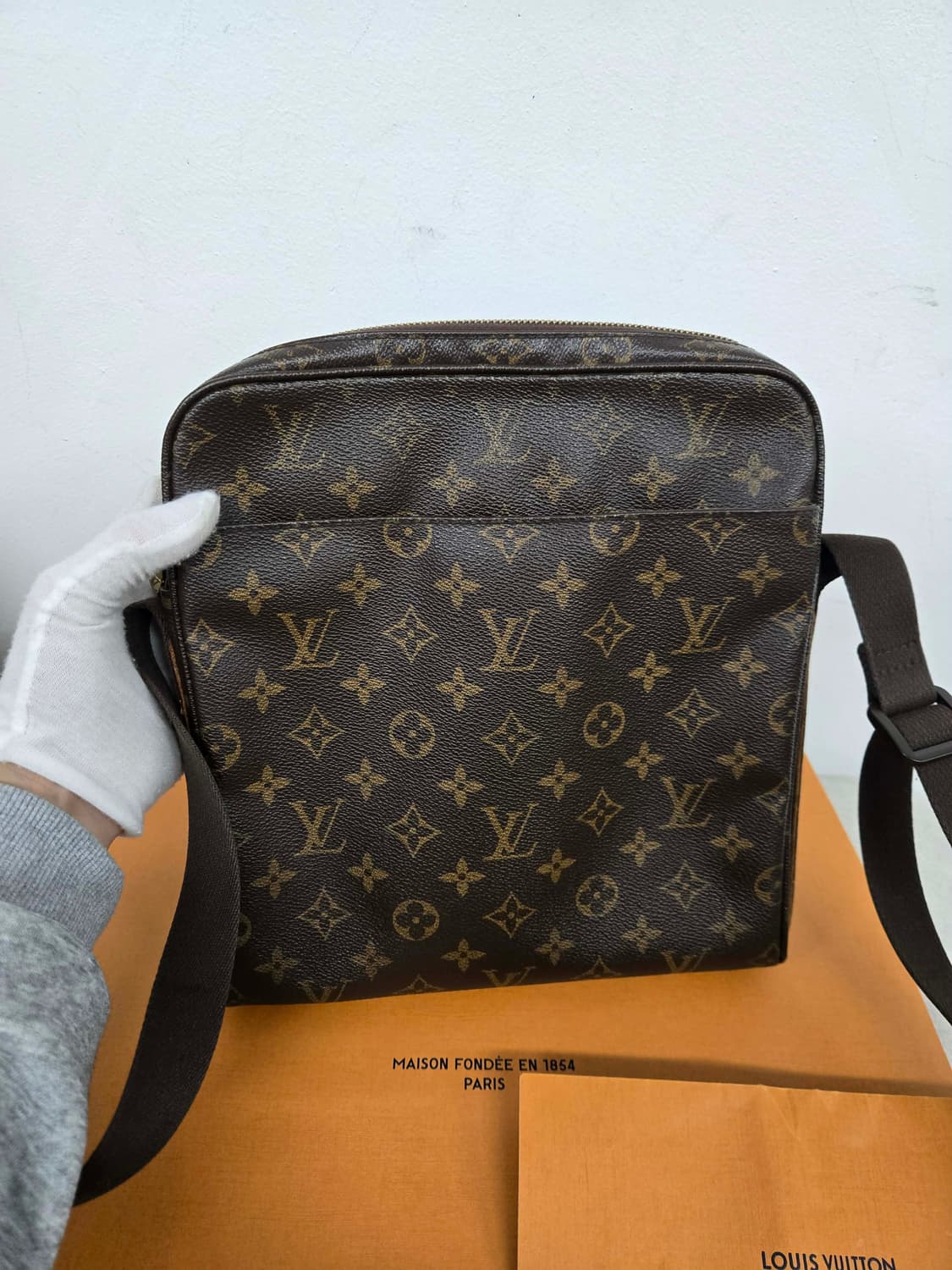 [보증서 정품] 루이비통 모노그램 메신저백 상품이미지5