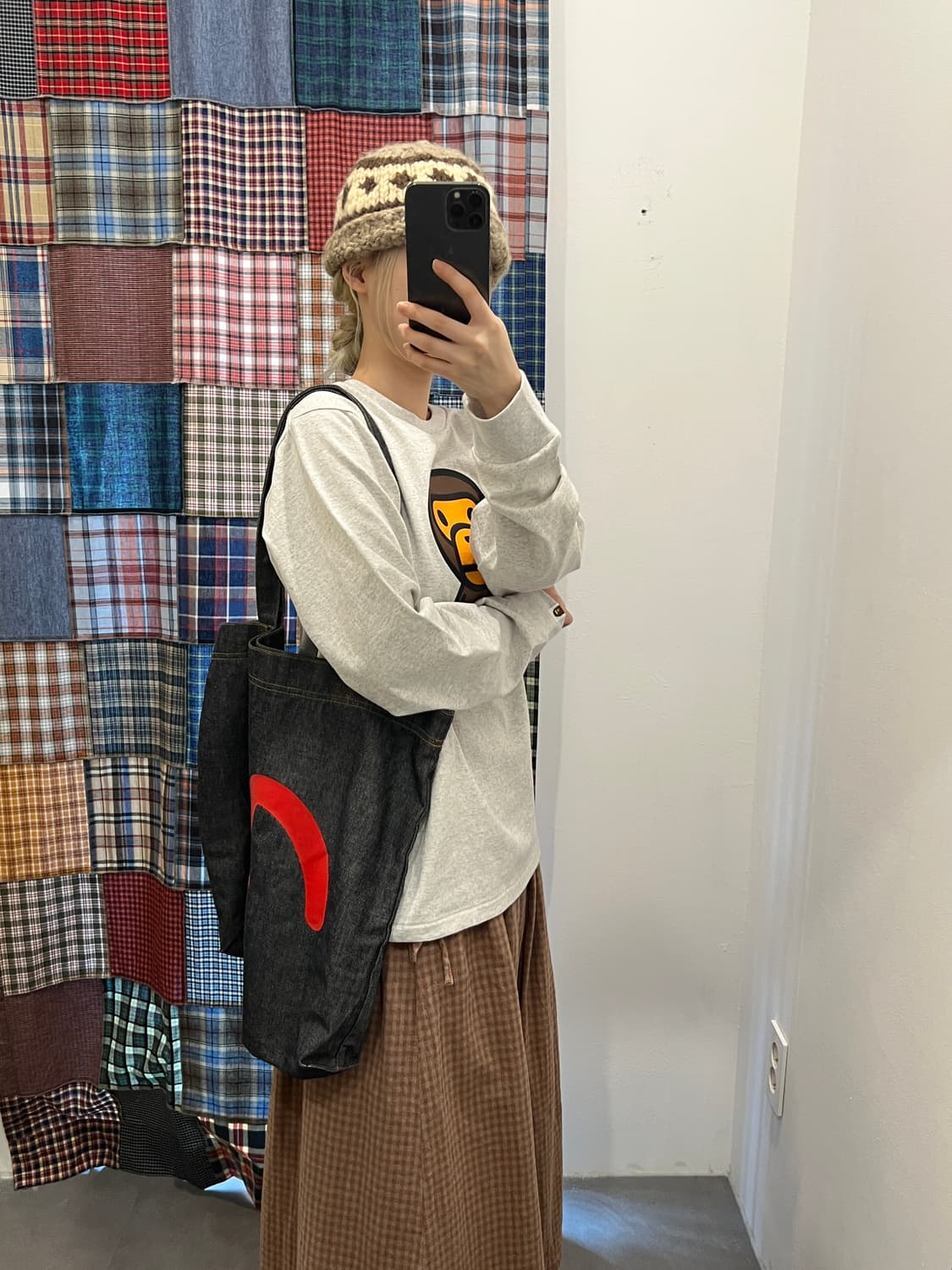 베이프 마일로 멜란지 롱슬리브 상품이미지4