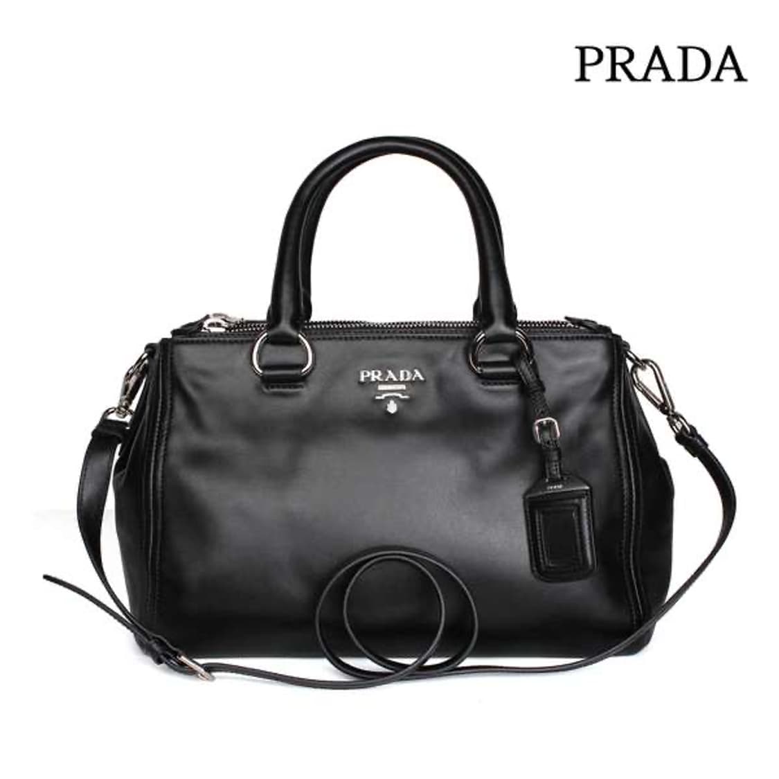 Prada 비텔로 레더 토트백 상품이미지1