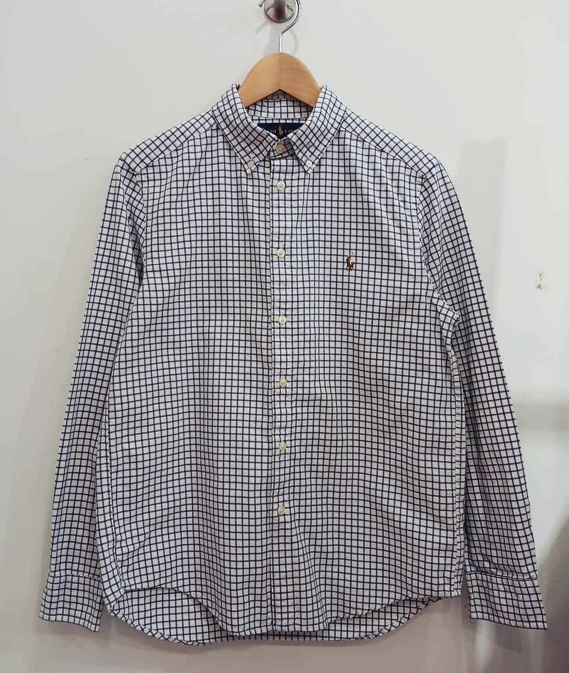 랄프롤렌폴로 버튼다운 체크셔츠 상품이미지1