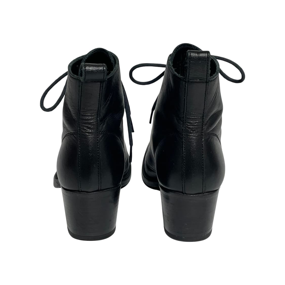 요지 야마모토 와이즈 레이스업 힐부츠 상품이미지4