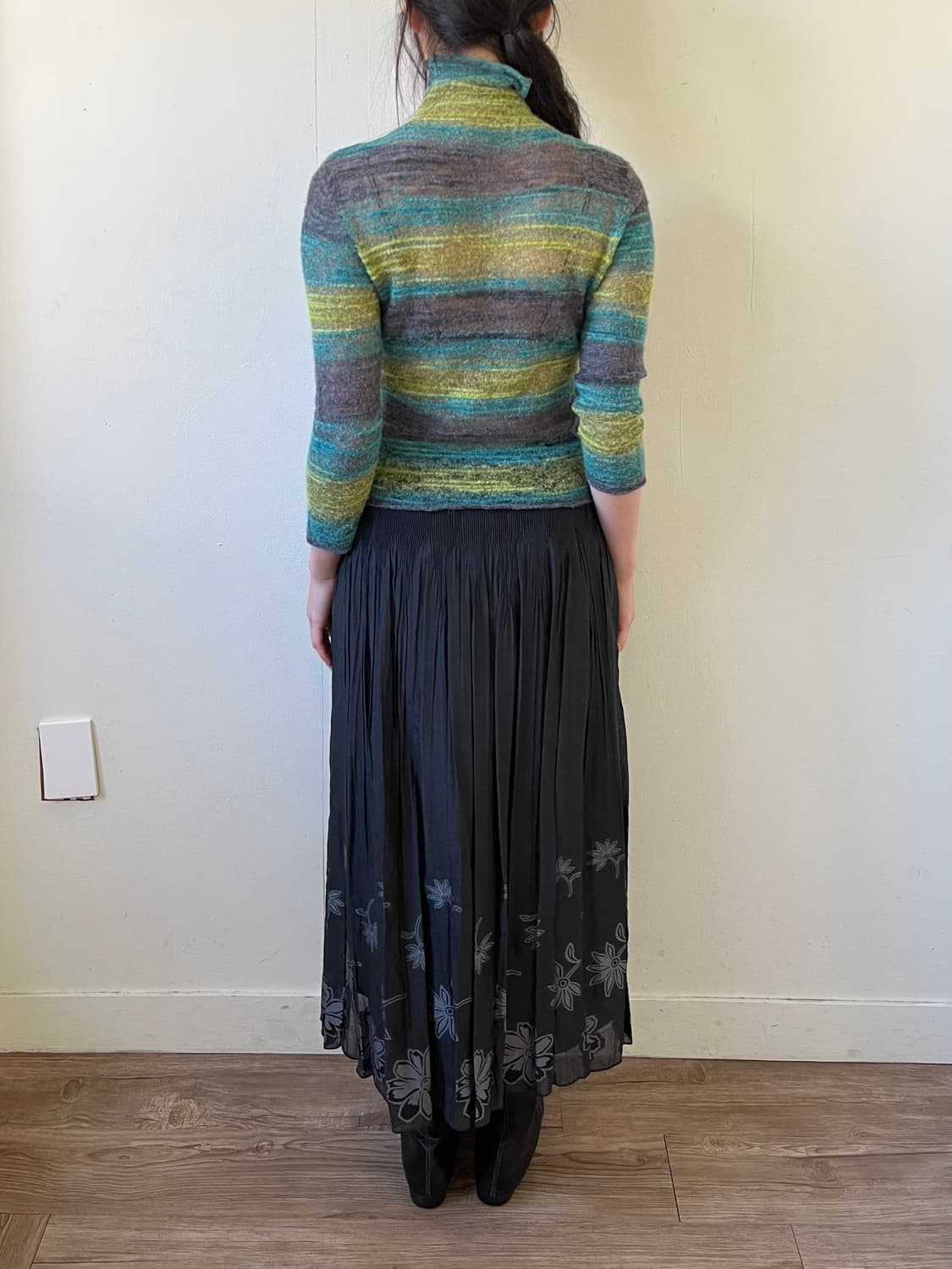 Japan vtg 오로라 알파카 터틀넥 상품이미지9