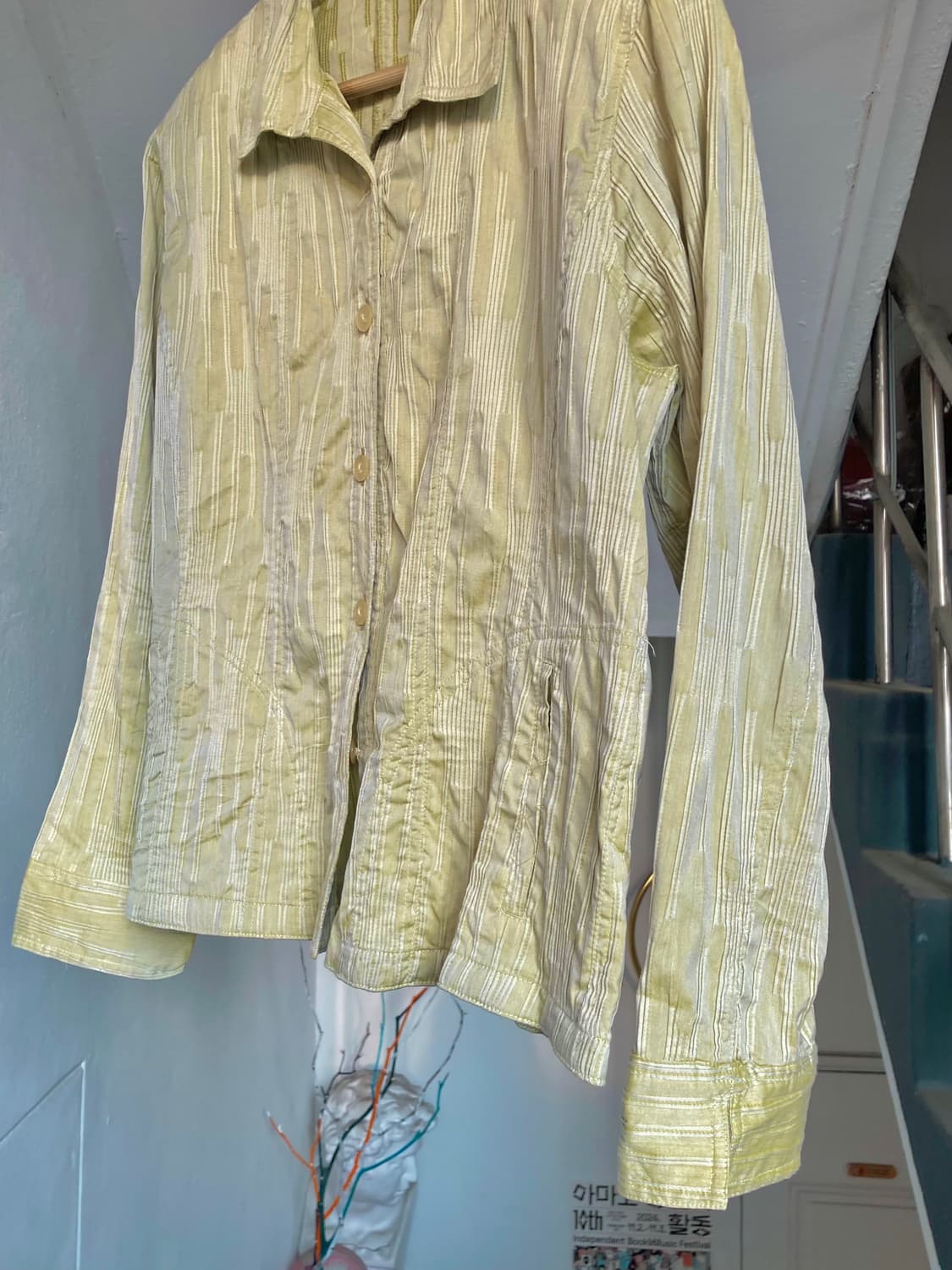 ✨새상품✨ 빈티지 에스닉 그린 자켓  상품이미지3