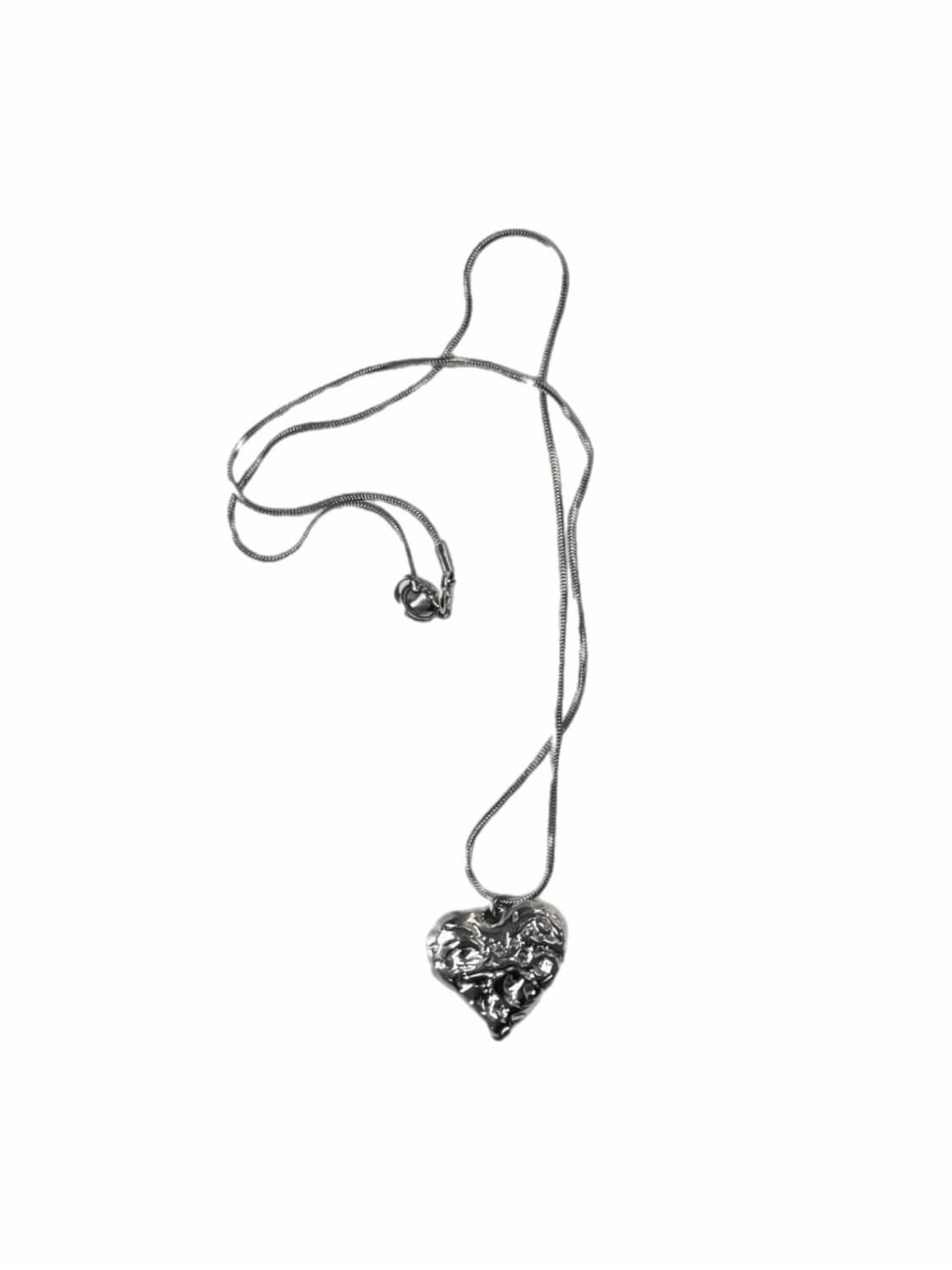 FOIL HEART NECKLACE 호일 체인목걸이 상품이미지1