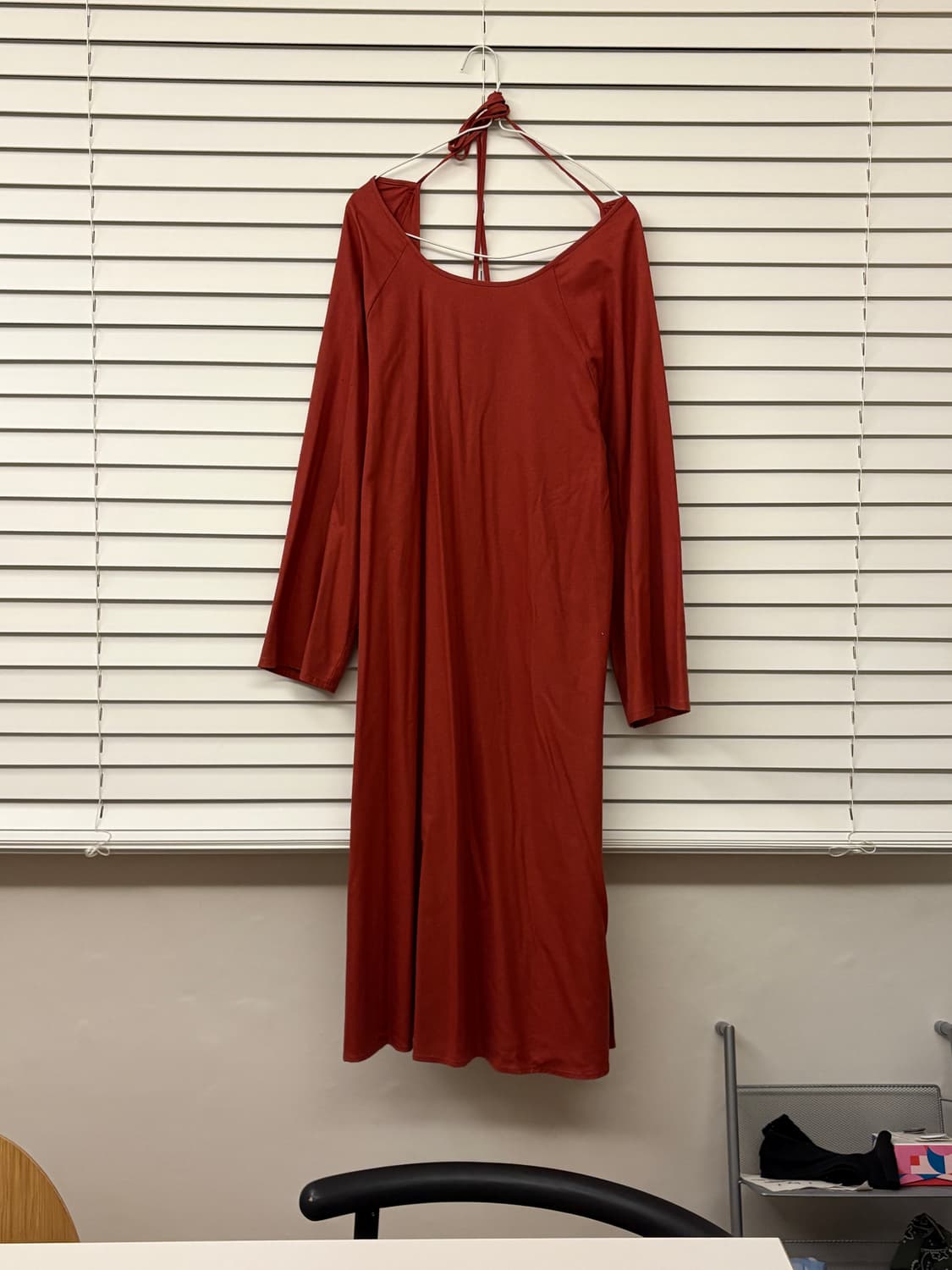 OTAY LONGSLEEVE DRESS(RUBIA RED) 상품이미지1