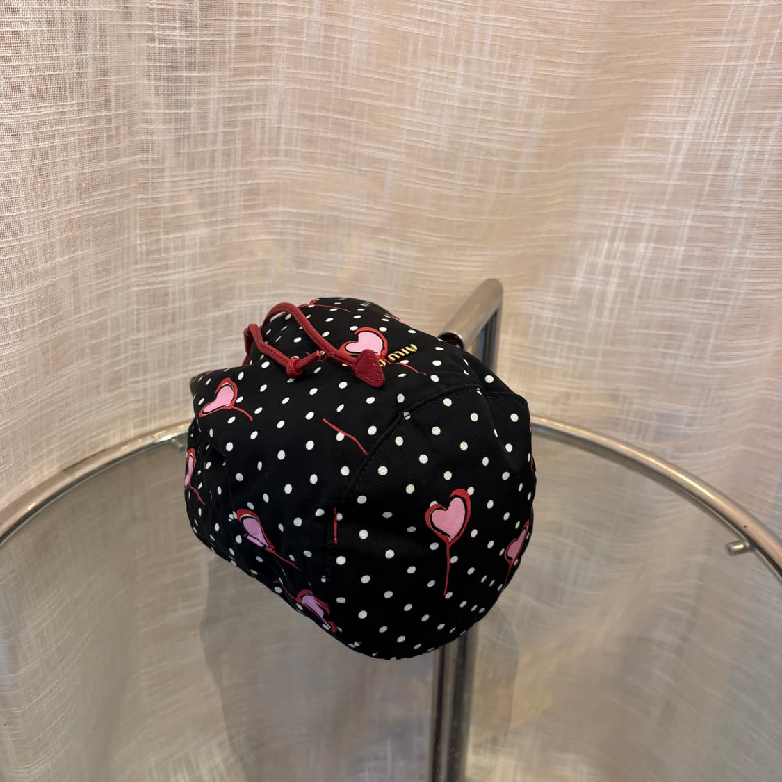 정품 미우미우 하트 파우치백     상품이미지6