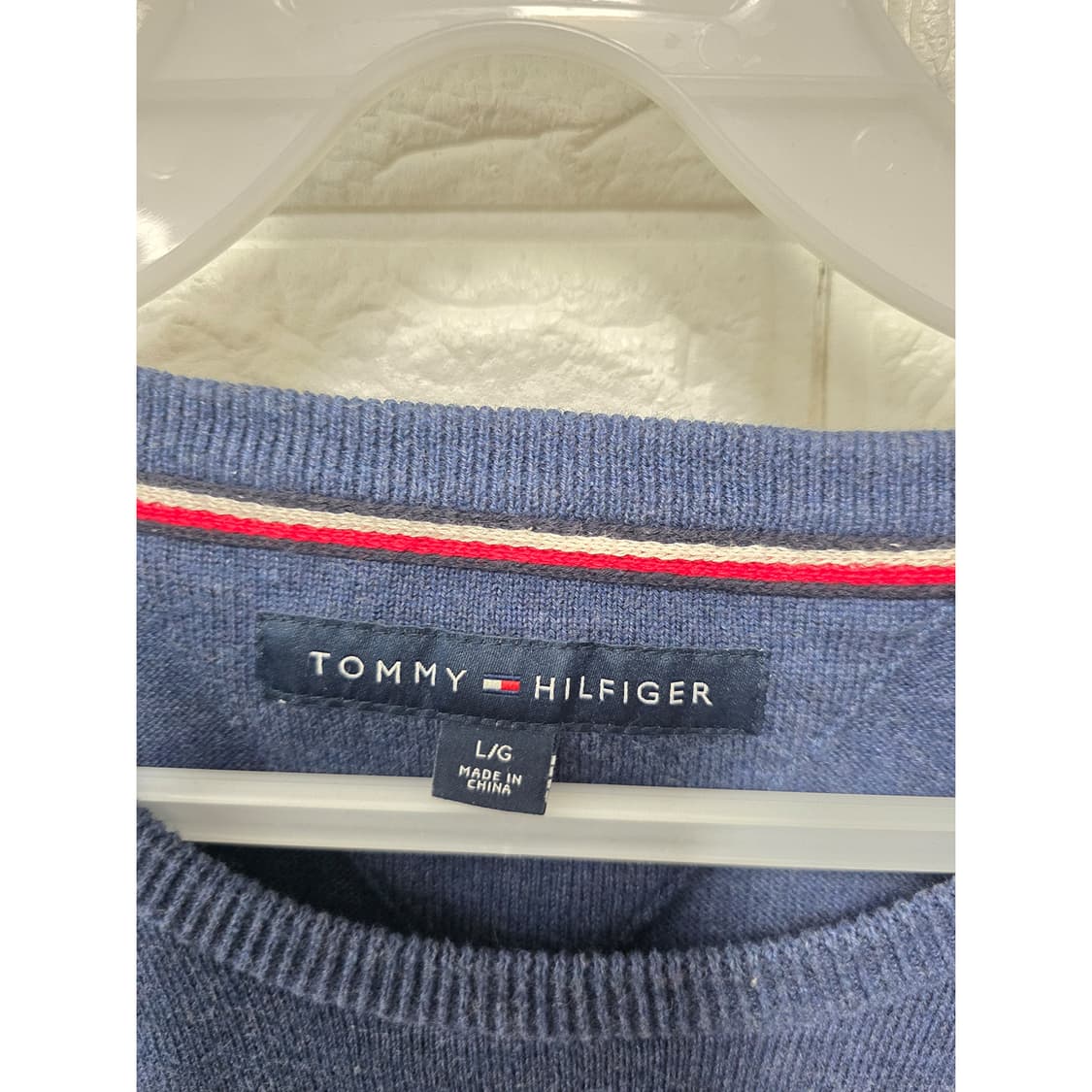 택포) 타미힐피거 네이비 니트 L 상품이미지2