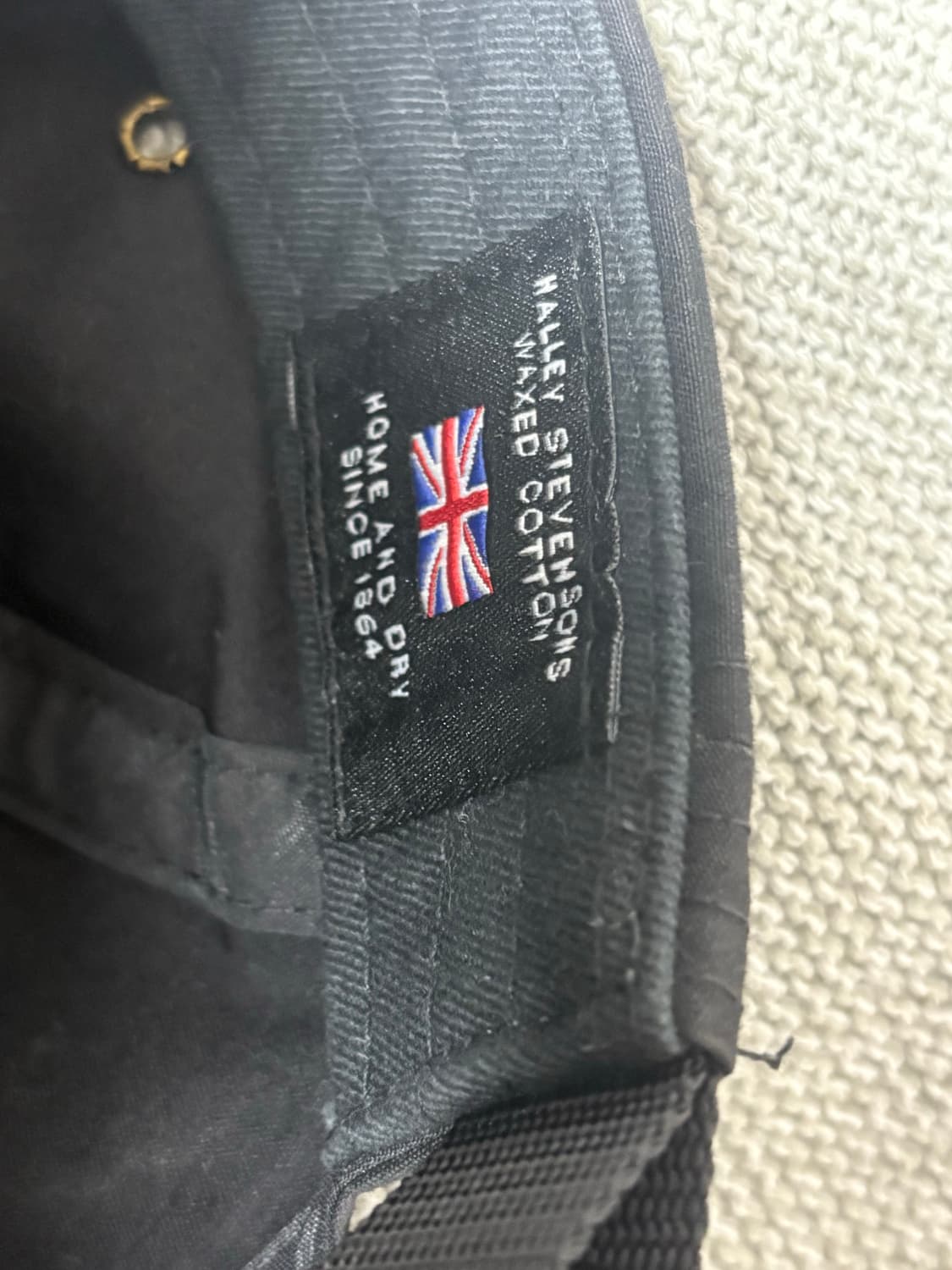 21fw 슈프림 왁스트 코튼 캠프캡 블랙 상품이미지3