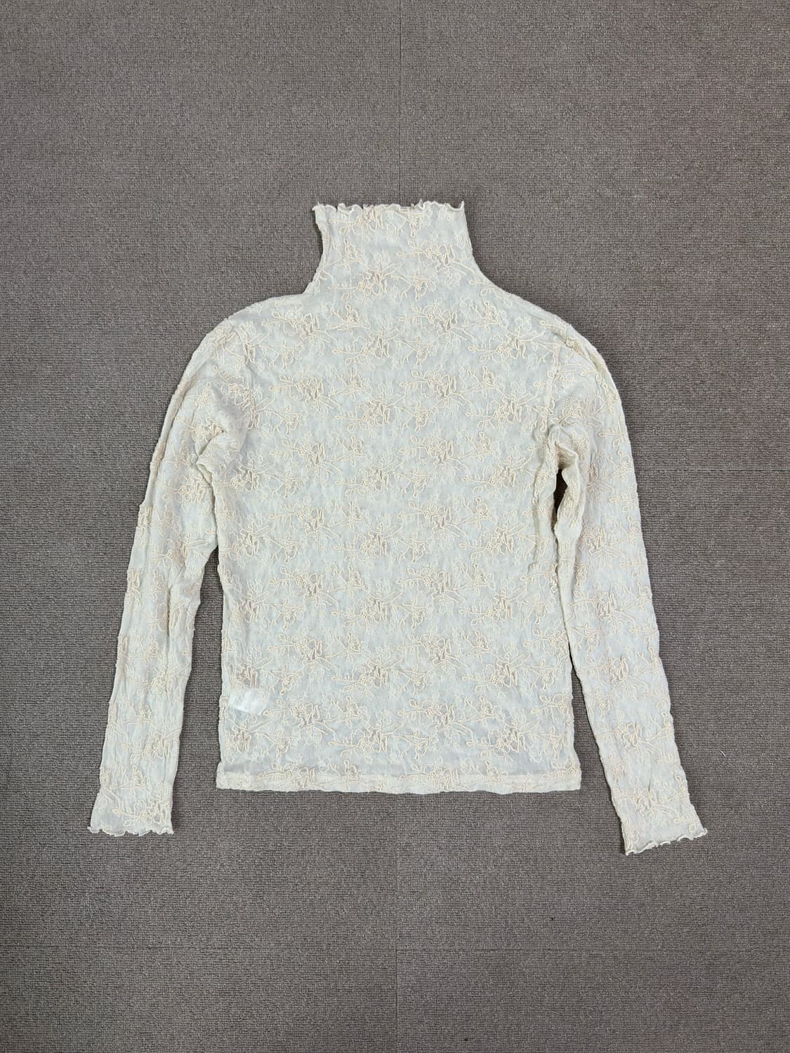 UNDICI NOVE 레이스 자수 시스루 블라이스  상품이미지1