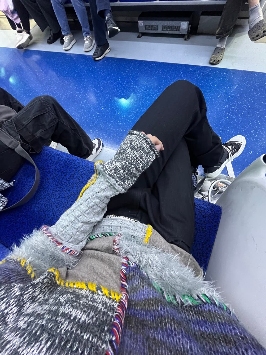 존 갈리아노 알파카 울 멀티패치 스웨터 상품이미지2
