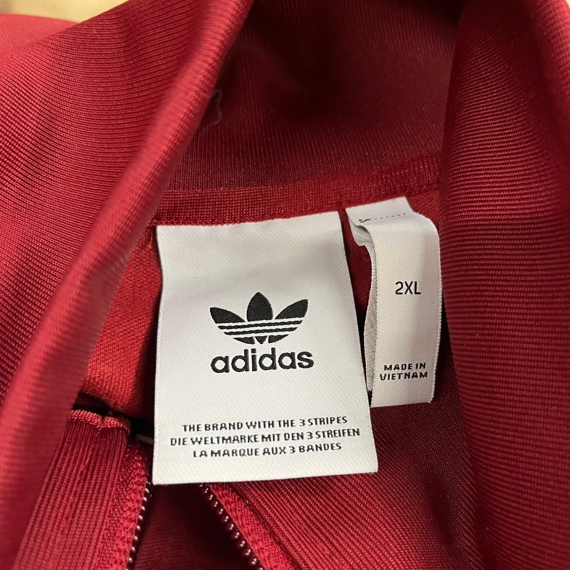 아디다스 버건디 베켄바우어 투웨이 져지 트랙탑 상품이미지5